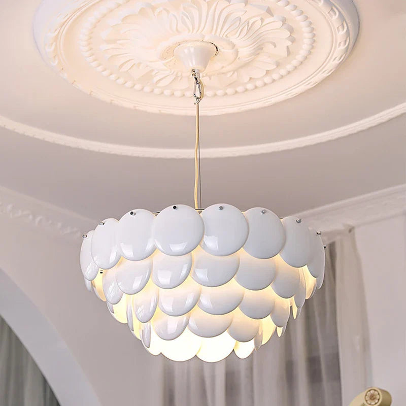 lampadario contemporaneo in ceramica stile nordico moderno