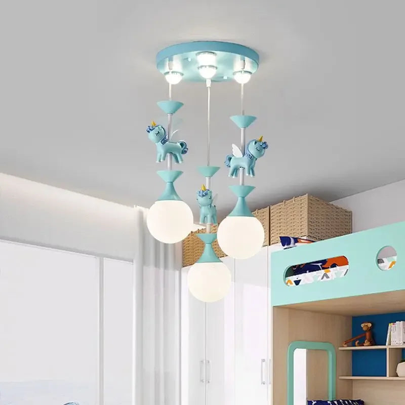 Lampadario LED Design Ragazza Moderna