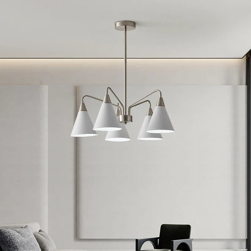 lampadario retrò medievale in ferro per decorazione d'interni minimalista