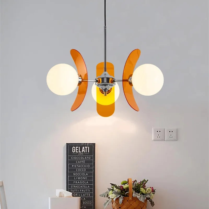 lampadario antico in vetro per decorazione d'interni elegante