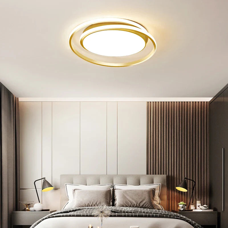 Lampadario LED rotondo contemporaneo elegante