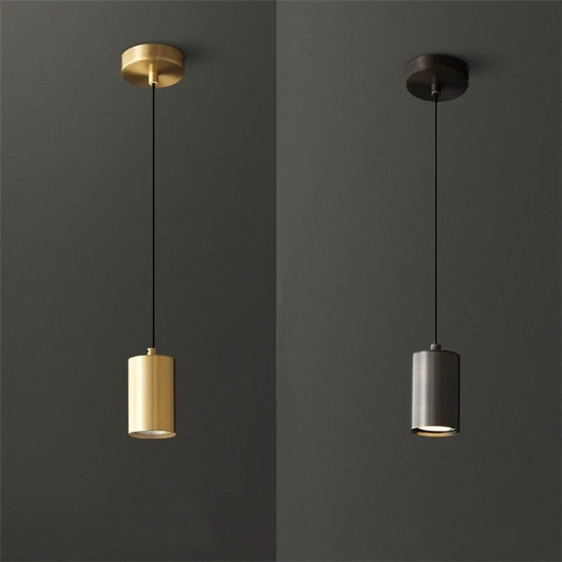lampadario in ferro a LED design minimalista per interni moderni