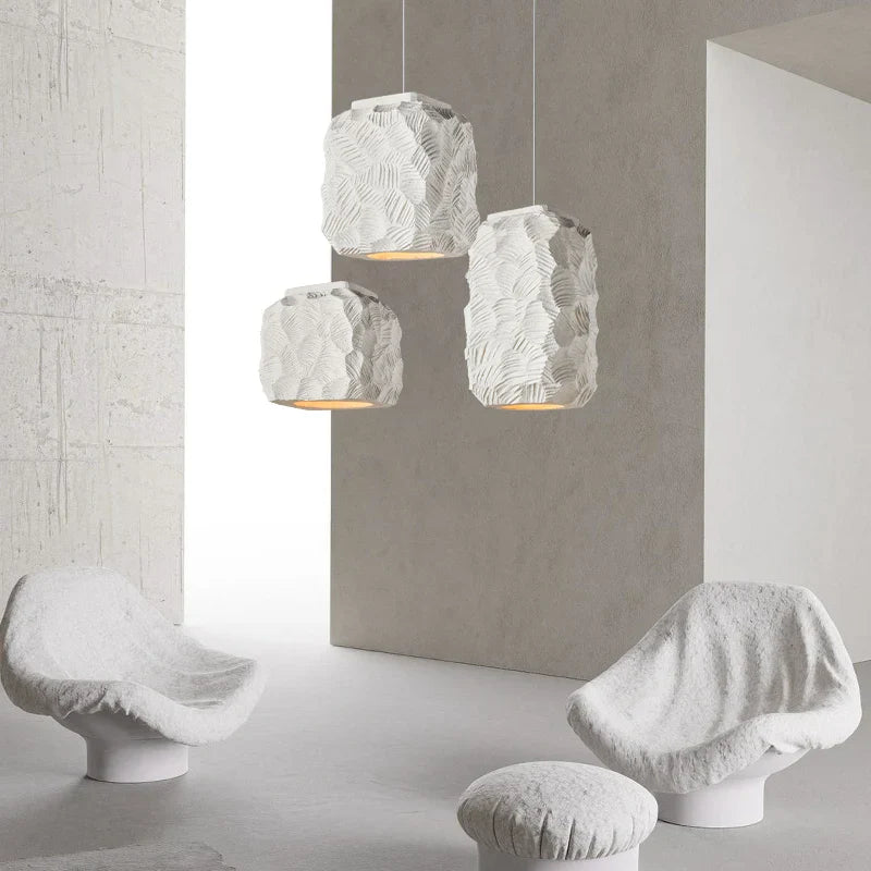 lampadario nordico wabi sabi led creativo arte personalizzata