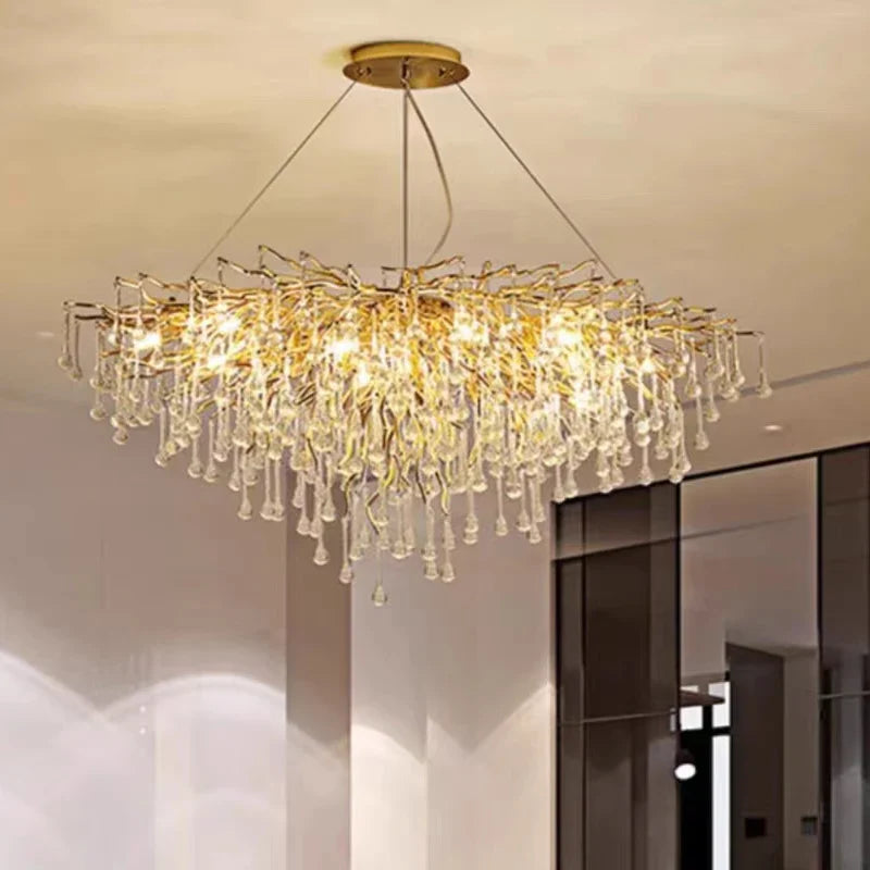 lampadario in cristallo per illuminazione creativa e decorazione elegante