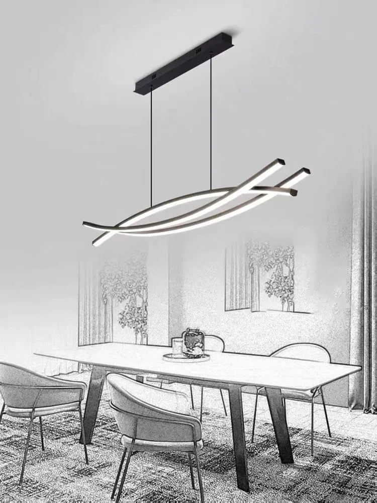 Lampadario Elegante Contemporaneo Minimalista