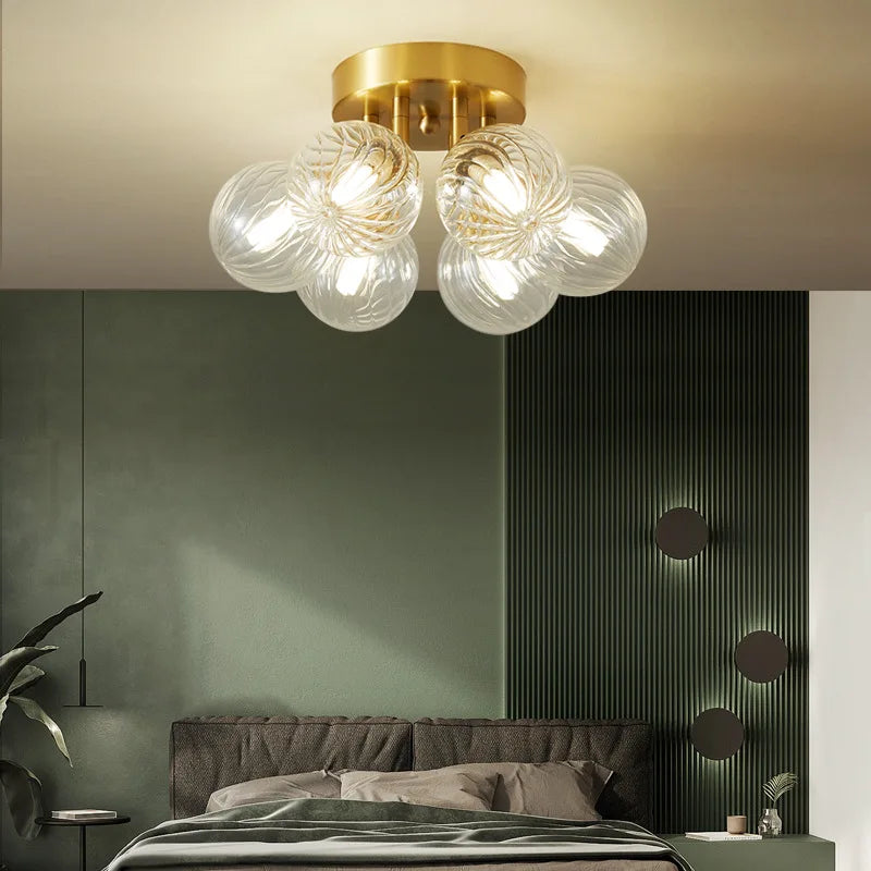 lampadario moderno a forma di fagiolo magico per decorazione interna