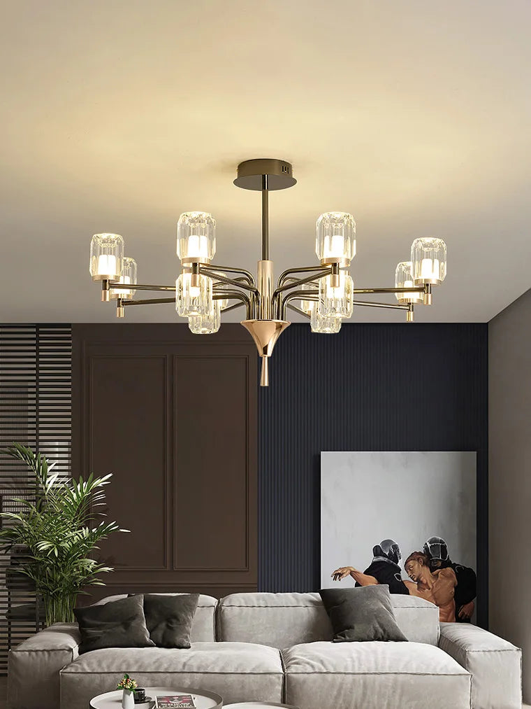 lampadario moderno illuminazione interna sospensione design elegante