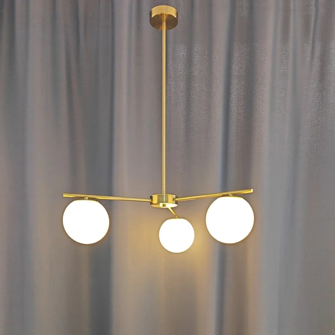 Lampadario moderno scandinavo elegante.