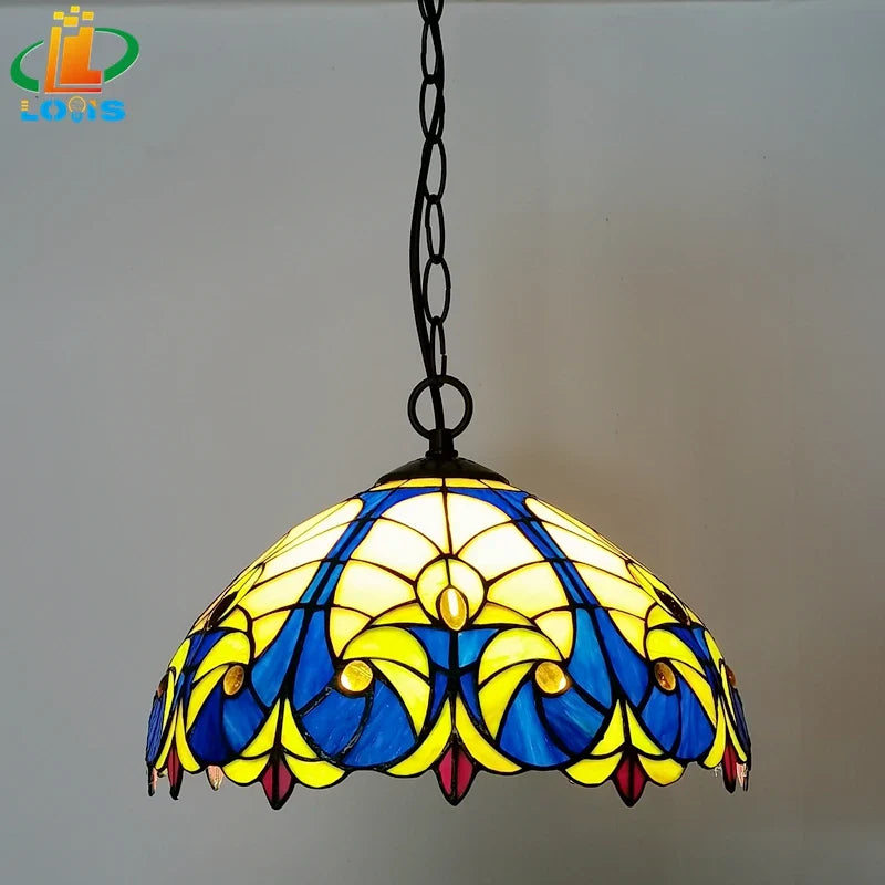 lampadario nordico in vetro retrò per illuminazione di caffè