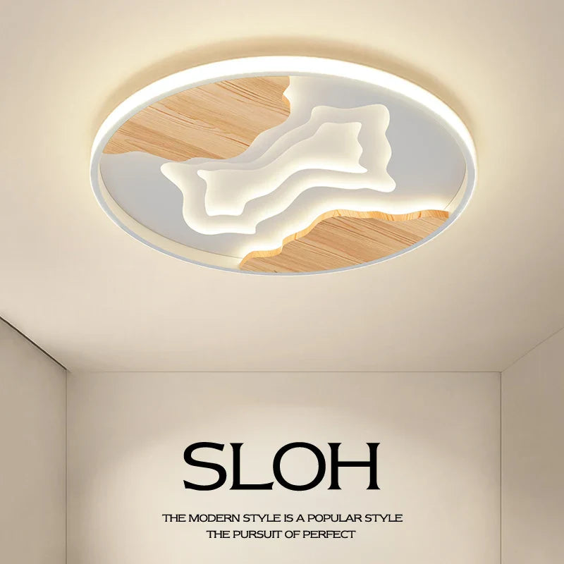 Elegante lampadario minimalista nordico luminoso
