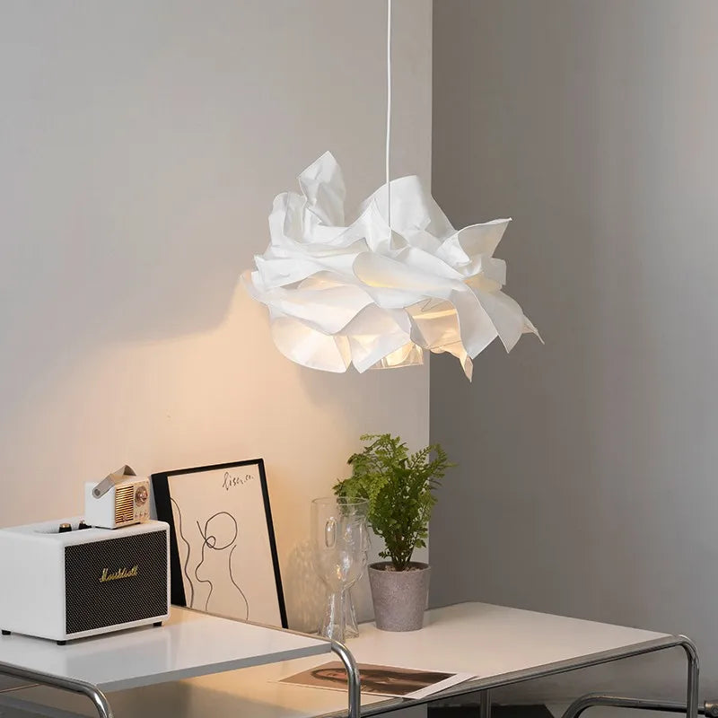 lampadario minimalista in carta LED per illuminazione interna fai-da-te