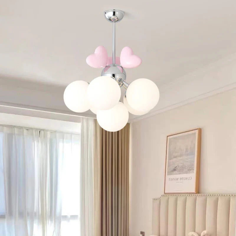 lampadario moderno per camera bambini stile principessa accogliente