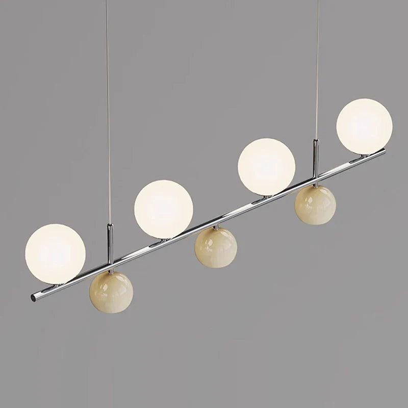 Lampada a sospensione elegante design a sfera lampadario.