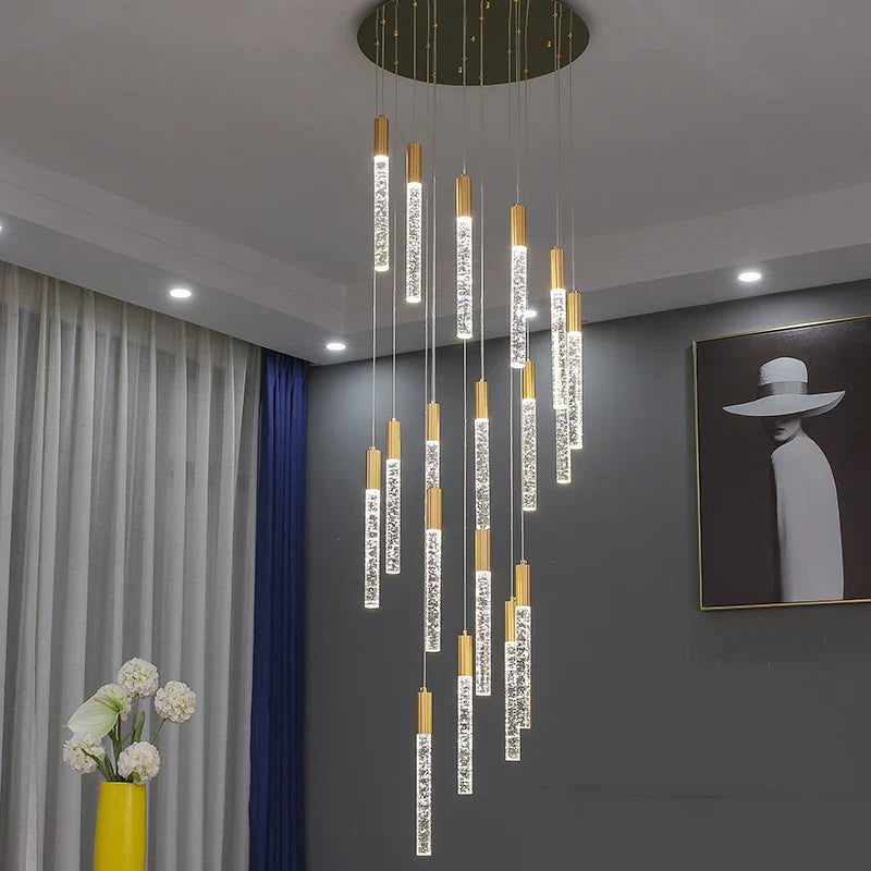 Lampadario in cristallo moderno elegante