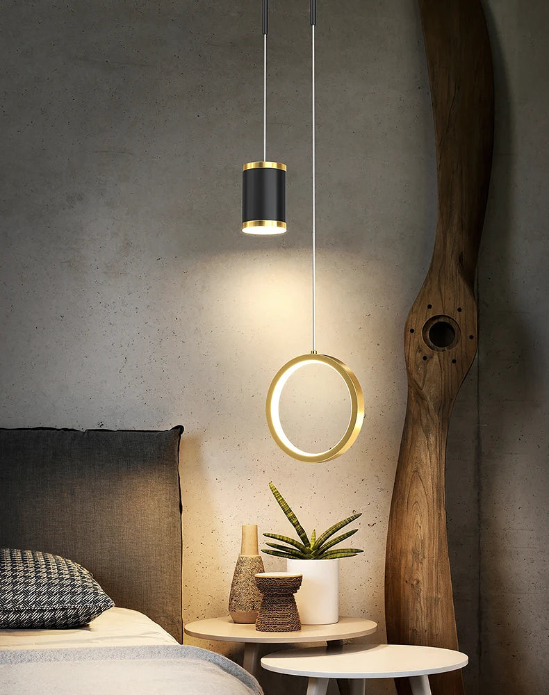 lampadario led moderno a sospensione per interno nordico decorativo