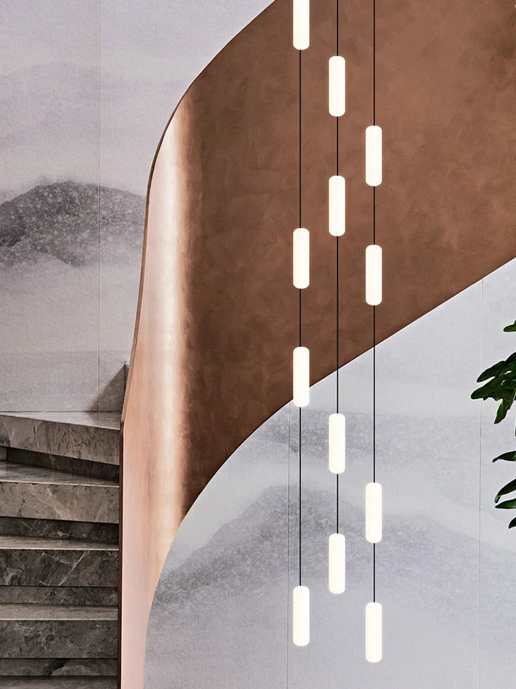lampadario a LED moderno per illuminazione sospesa elegante