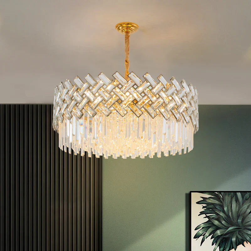 Lampadario in cristallo design lusso moderno