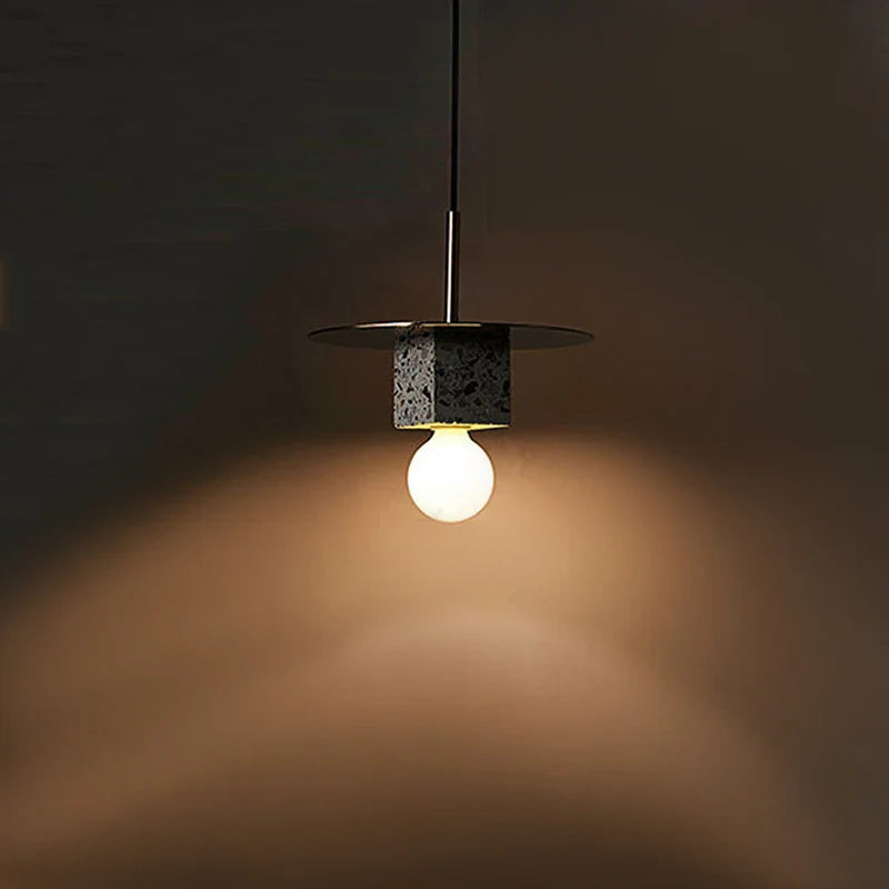 lampadario in marmo naturale di lusso luce led creativa