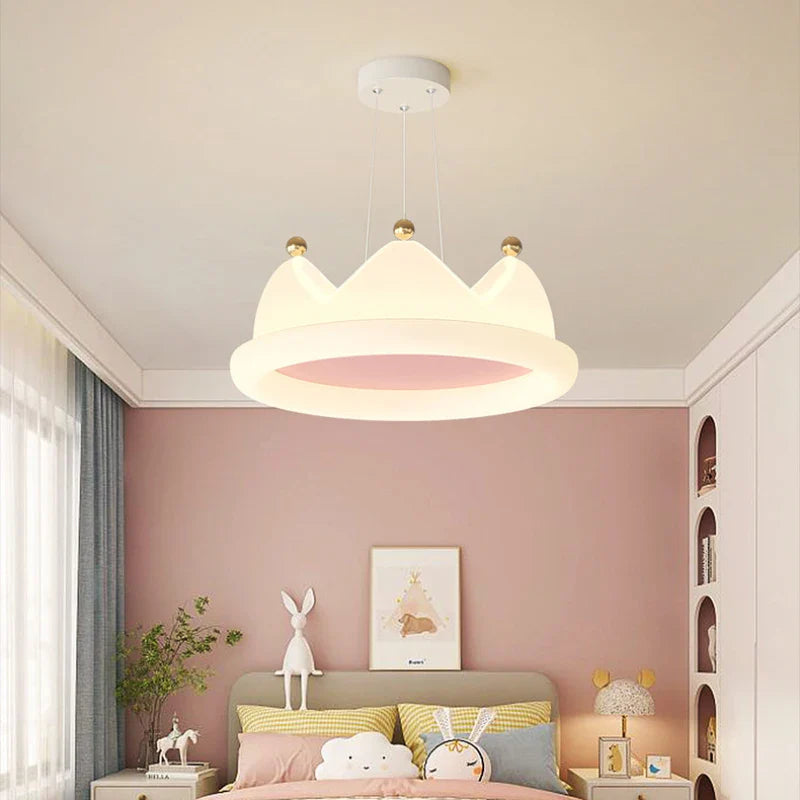 lampadario romantico per camera di bambina moderna