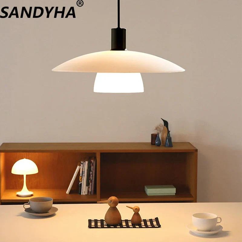 Lampadario minimalista danese elegante luminoso