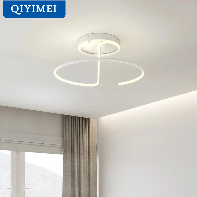 Lampadario LED rotondo moderno luminoso