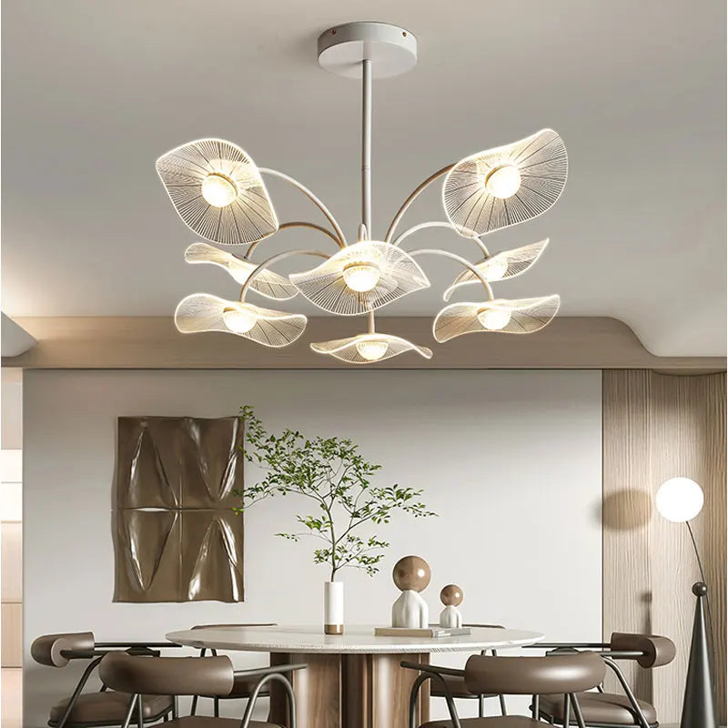 Lampadario soggiorno moderno bianco design