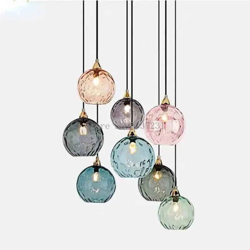 Lampadario a sfera nordico contemporaneo elegante