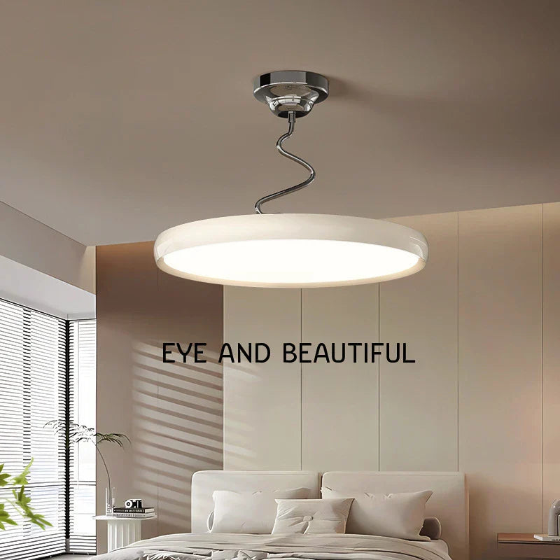 lampadario moderno semplice stile nordico in alluminio con luci LED