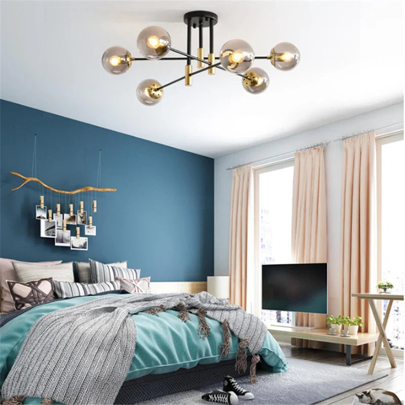Lampadario scandinavo moderno sospeso