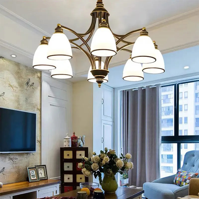Lampadario retrò americano chic rustico