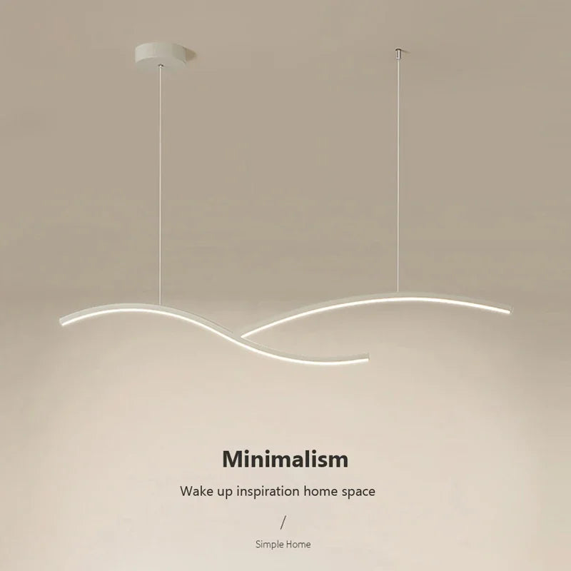 Lampadario sospeso moderno led con paralume acrilico iperbolico