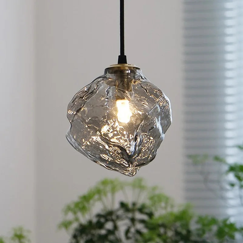 lampadario nordico in vetro lava ghiaccio forma creativa retrò