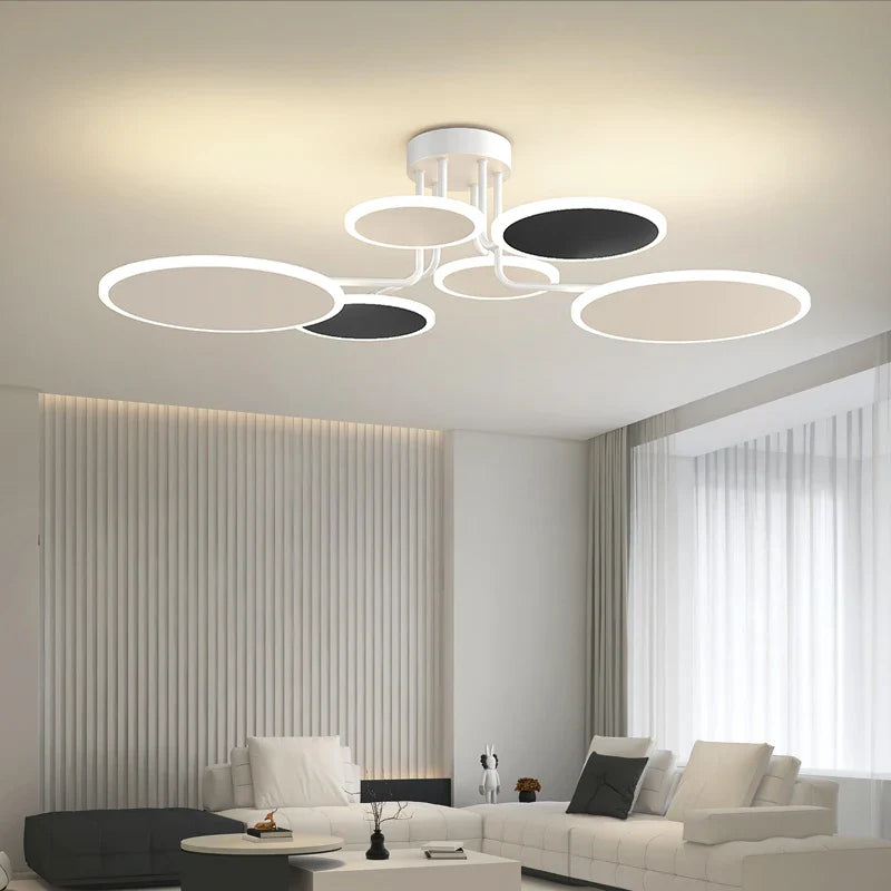 Lampadario acrilico design moderno brillante