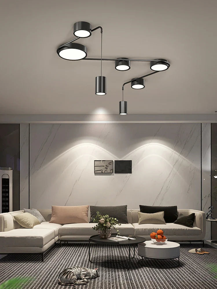 Lampadario led moderno stile raffinato
