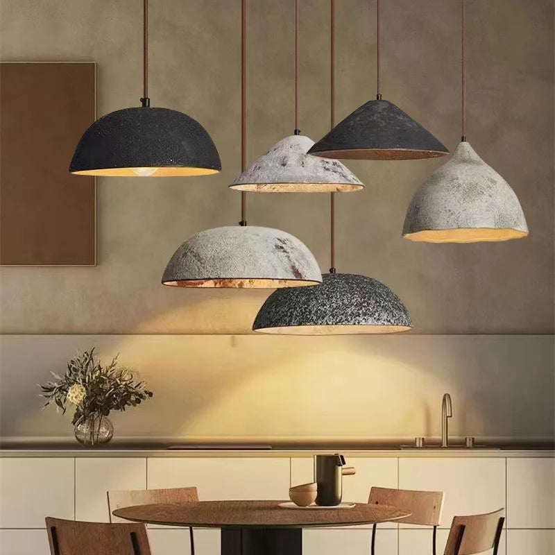 Lampada a sospensione retrò in ceramica per caffè e bar