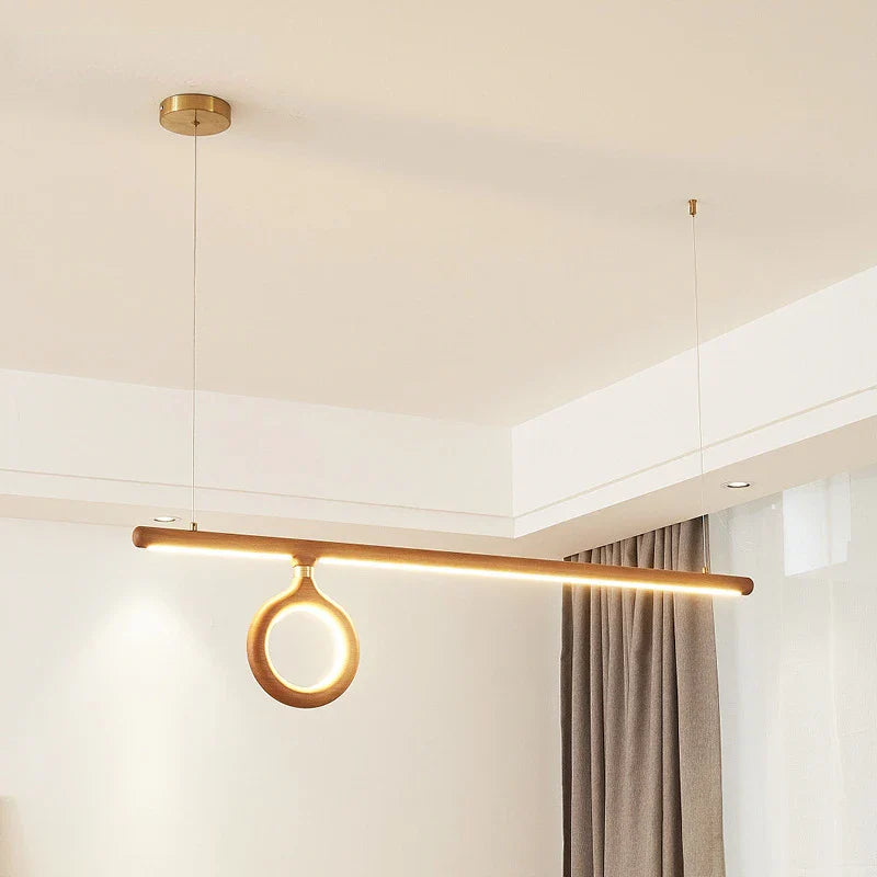 Lampadario nordico in stile giapponese luminoso elegante