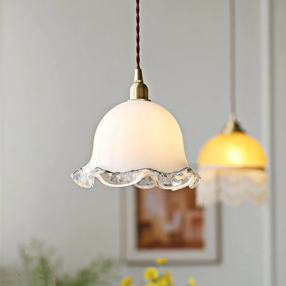 lampadario di design in vetro per ristoranti, bar e spazi moderni