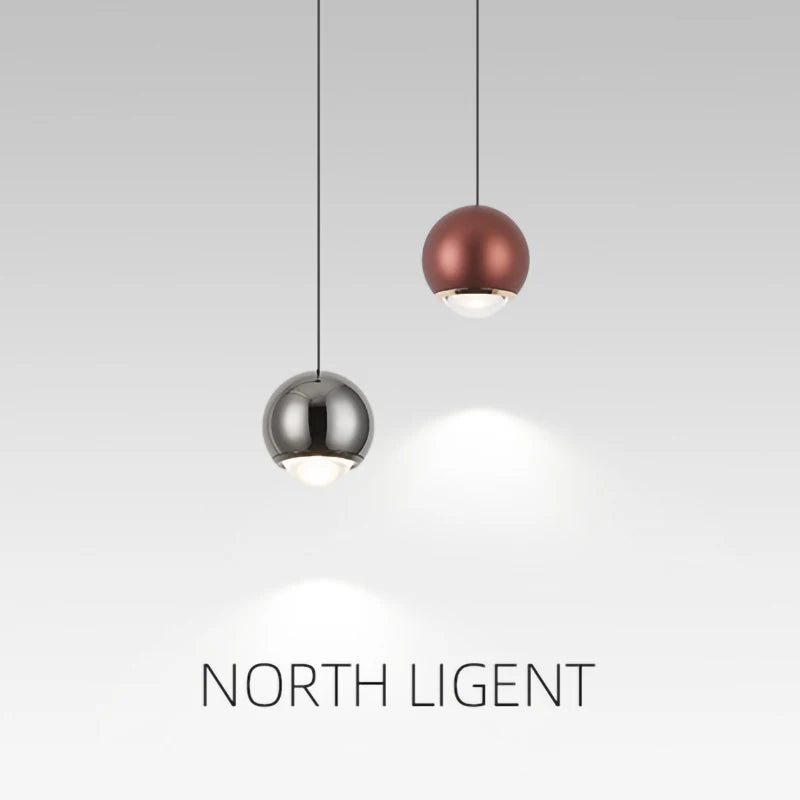 Luce a sospensione nordica LED lampadario moderno lampada a sospensione paralume a sfera illuminazione interna decorazione casa sala da pranzo soggiorno camera