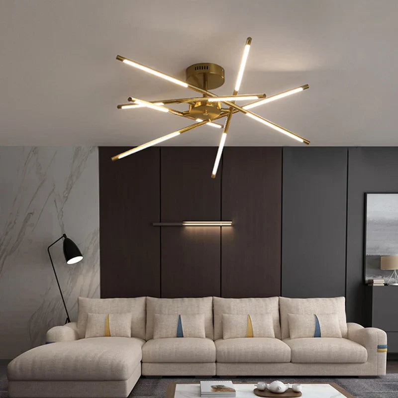 Plafoniera LED design contemporaneo luminoso