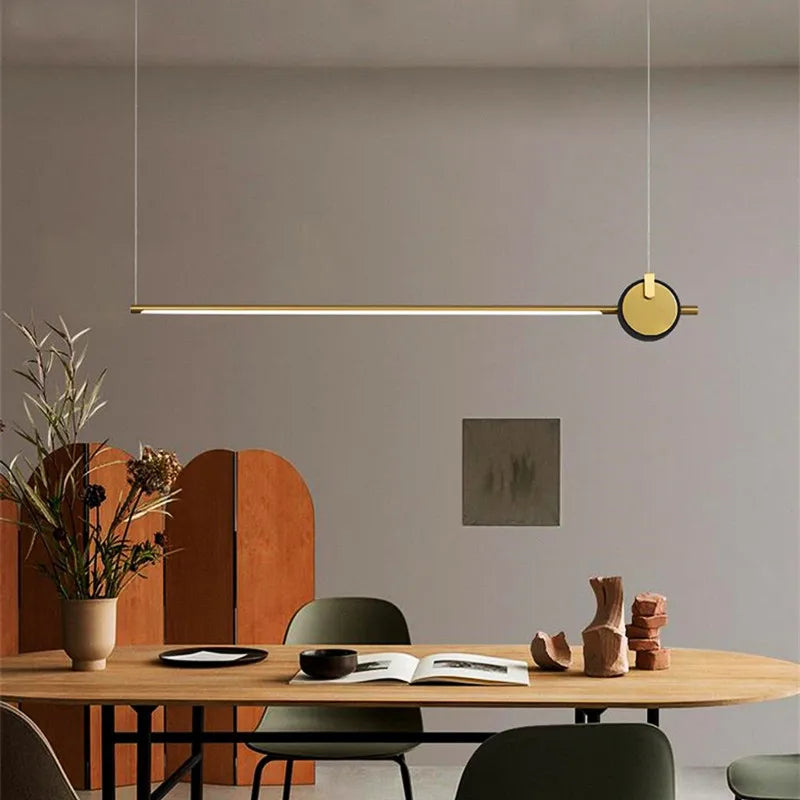 lampadario moderno minimalista in acrilico per ufficio e studio