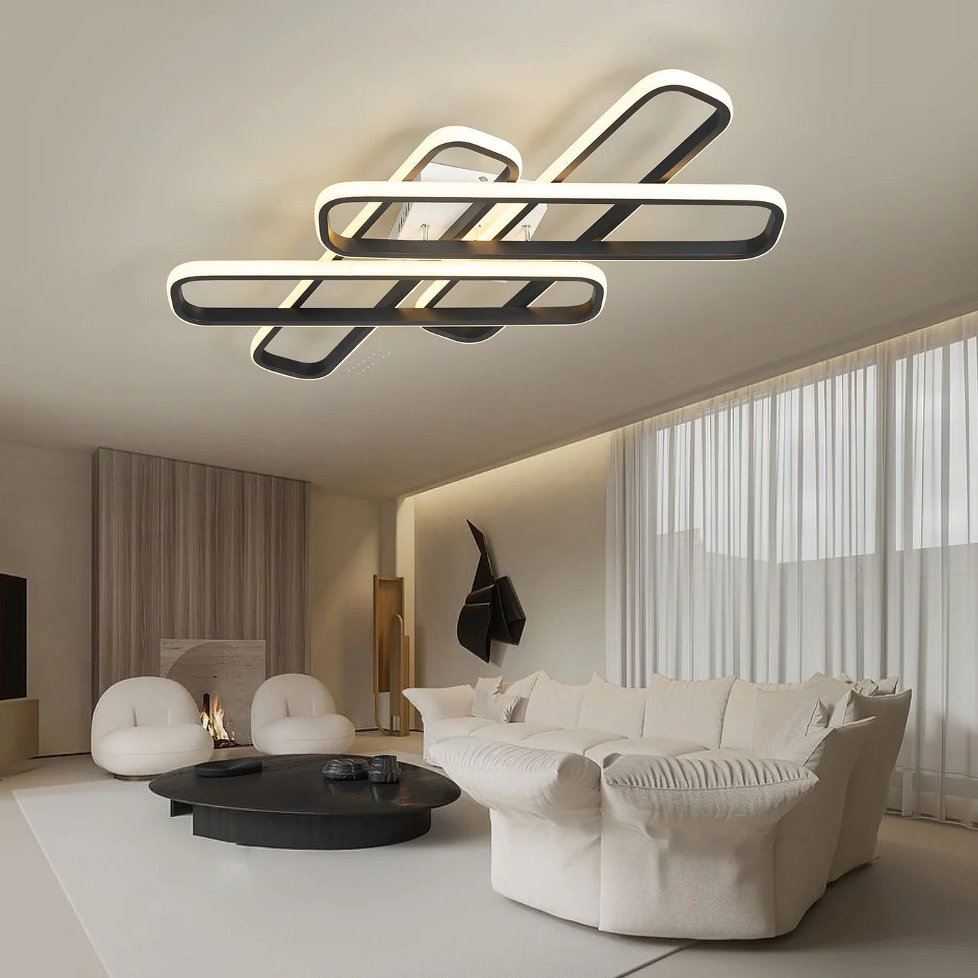 lampadario moderno a LED design creativo per interni