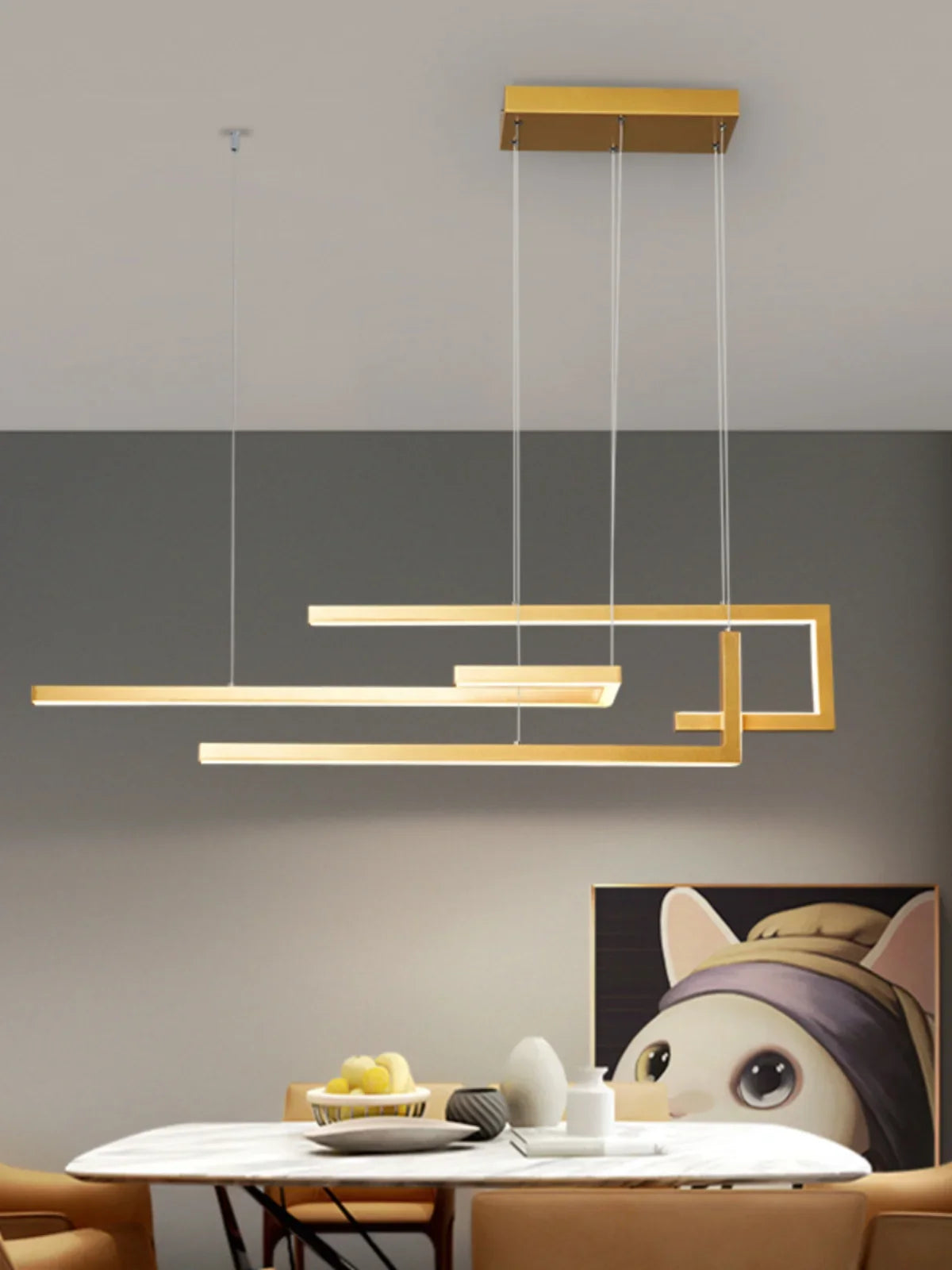 Lampadario LED elegante e luminoso