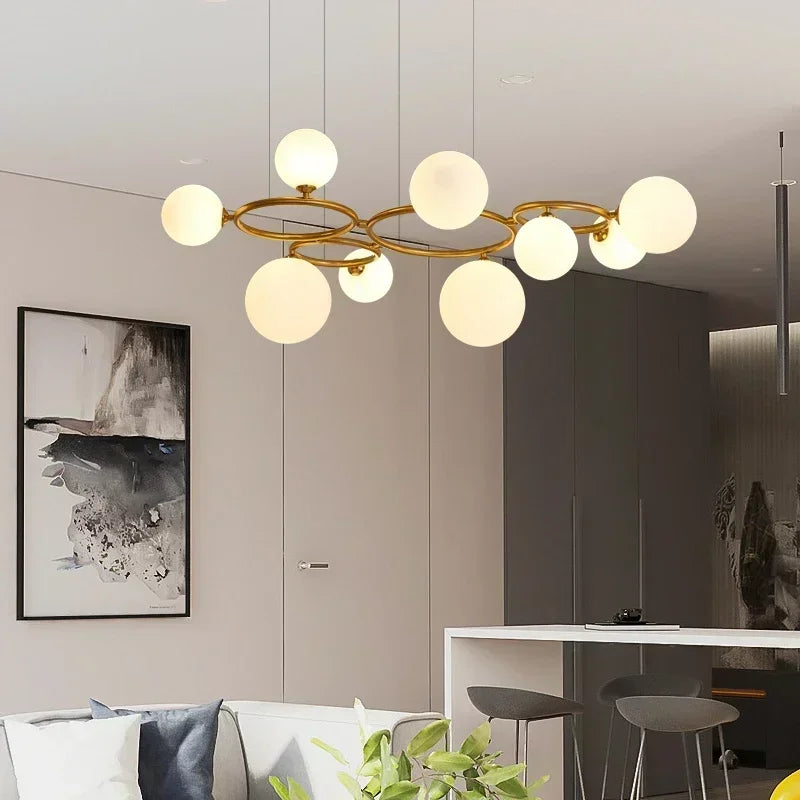 lampadario design post-moderno minimalista per interni contemporanei