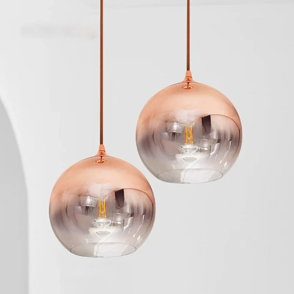 lampadario 3d in vetro effetto fuochi d'artificio led decorativo