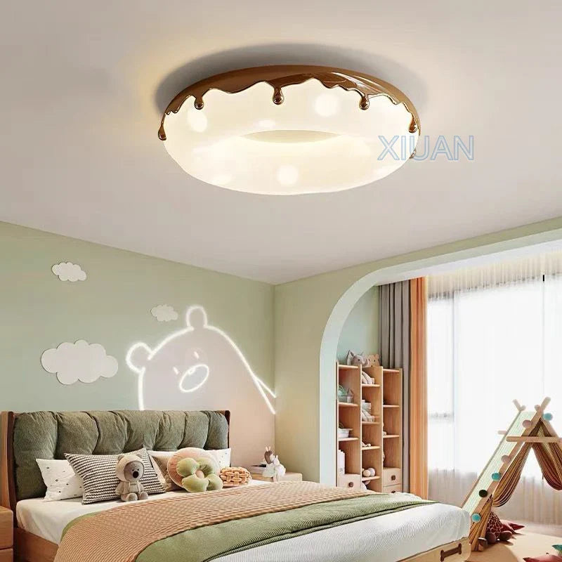 lampadario donuts rotondo a bolle per bambini protezione occhi