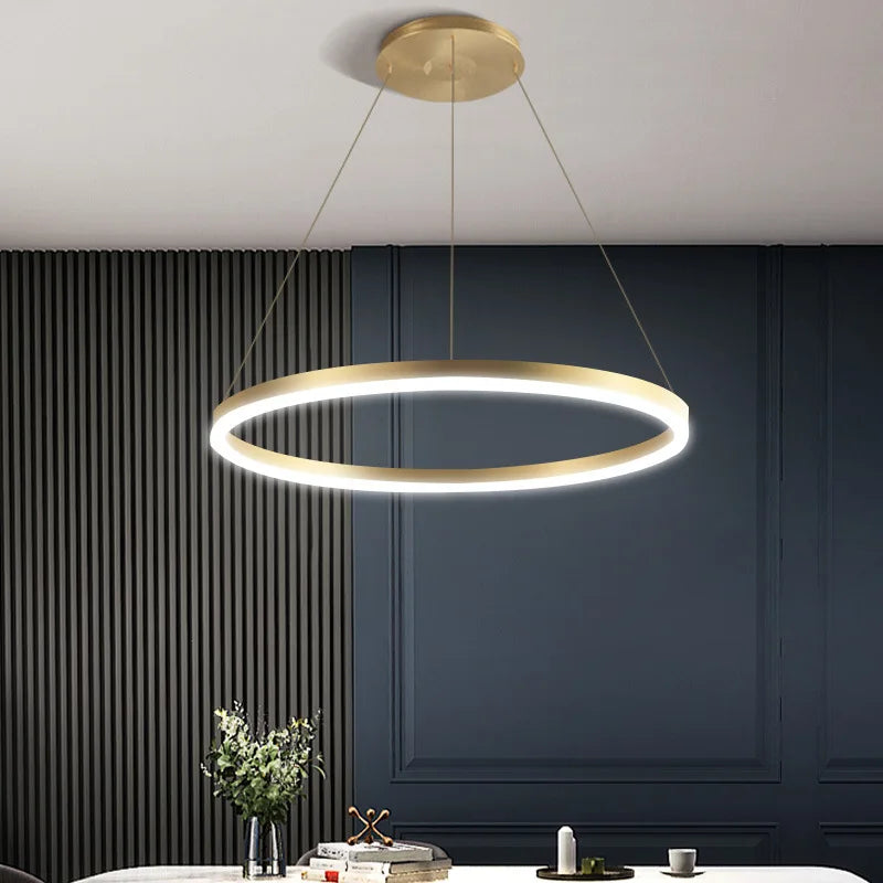 Lampadario LED scandinavo minimalista elegante