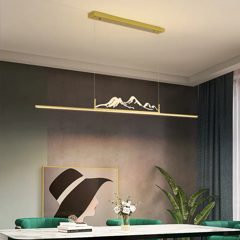 lampadario moderno iceberg creativo per ristorante e sala da tè