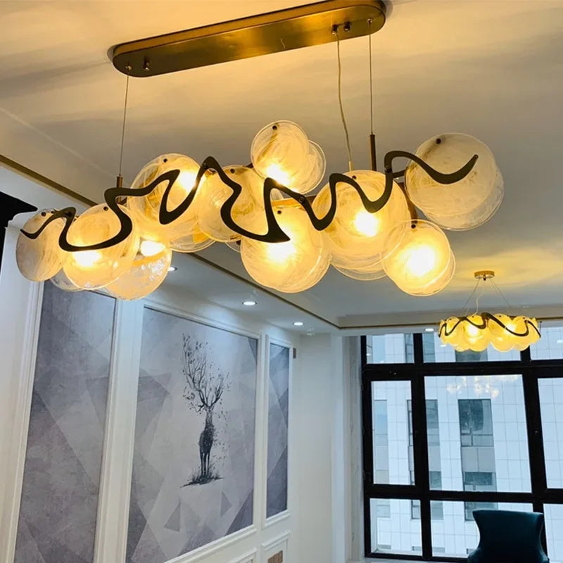 Lampadario LED di lusso contemporaneo