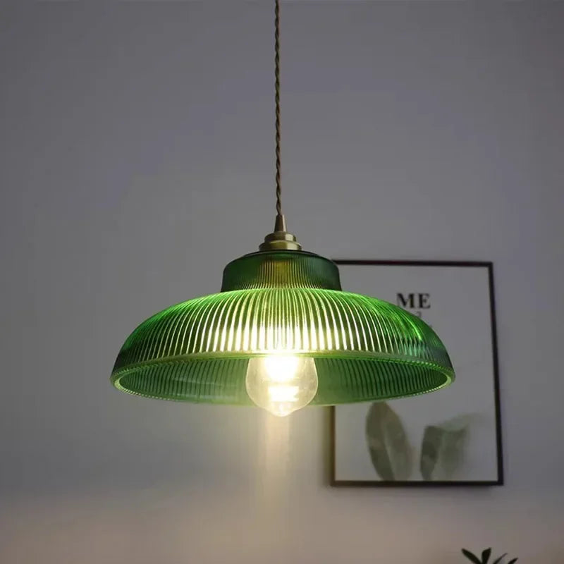lampadario led vintage in vetro per decorazione d'interni