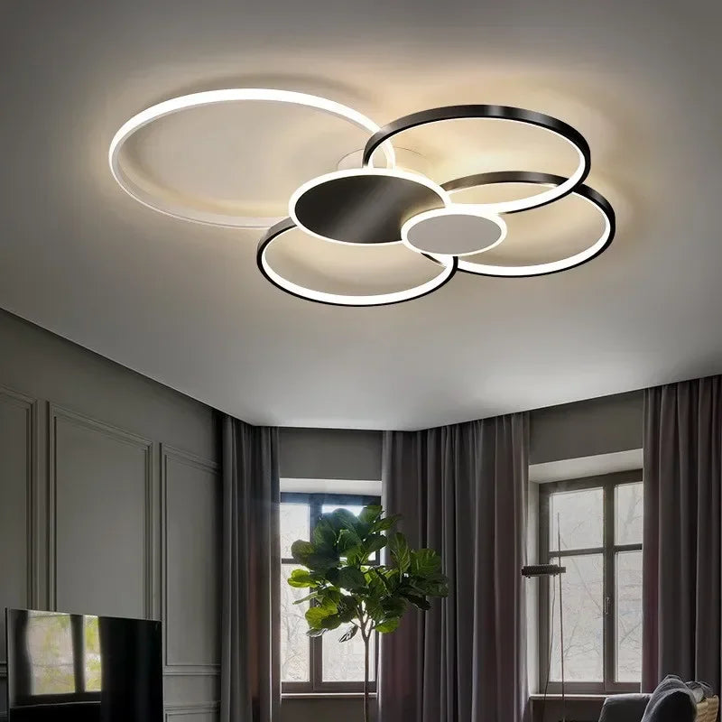 Lampadario contemporaneo in cristallo luminoso